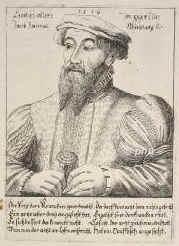 Baumann, Jacob, 1521 - 1586, Zürich, Zürich, Arzt, Wundarzt. 1545 in Nürnberg, übersetzte Vesalii Fabrica zuerst ins Deutsche 1551, seit 1559 in Zürich., Portrait, RADIERUNG:, ohne Adresse. 16./17. Jahrh.