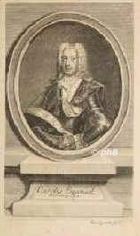 SAVOYEN: Karl Emanuel (Carlo Emanuele) III., König von Sardinien, Herzog von Savoyen, Titularkönig von Zypern u. Jerusalem, 1701 - 1773, Turin, Turin, Regent der Sardinischen Monarchie 1730–73. Einziger überlebender Sohn u. Nachfolger Viktor Amadeus II. (1666–1732) u. Anne Marie d'Orléans (1666–1728), Tochter von Ludwigs XIV. einzigem Bruder Philippe duc d'Orléans; vermählt 1) 1722 mit Anne Christine Luise, Pfalzgräfin von Sulzbach (1704–1723); 2) 1724 mit Polyxene Christine, Landgräfin von Hessen–Rheinfels–Rotenburg (1706–1735); 3) 1737 mit Elisabeth de Lorraine (1711–1741). – Erhielt im Wiener Frieden 1738 von Mailand Novara u. Tortona, im Österreichischen Erbfolgekrieg erst mit Frankreich verbündet, trat er 1743 zu Maria Theresia über, erhielt Anghiera mit Vigevano, Bobbio, Piacenza u. einen Teil von Pavia. Erließ ein neues Gesetzbuch (Corpus Carolinum)., Portrait, KUPFERSTICH:, Bernigeroth fil. sc.
