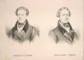 Lander, John, 1807 - 1839, , , Englischer Afrikareisender, Reiseschriftsteller., Portrait, LITHOGRAPHIE:, Ccilie Brandt del.