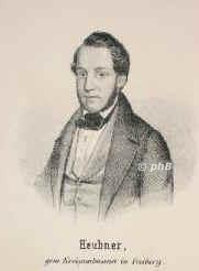 Heubner, Otto Leonhard, 1812 - 1893, Plauen (Vogtland), , Schsischer Politiker, auch Schriftsteller. Fhrte im Vogtland (1840), zuerst in Sachsen das volkstmliche Turnen ein (