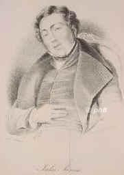 Janin, Jules Gabriel, 1804 - 1874, St-Etienne (Loire), Paris, Franzsischer Journalist, Bcher- und Theaterkritiker, Romanschriftsteller., Portrait, LITHOGRAPHIE:, Ccilie Brandt del.