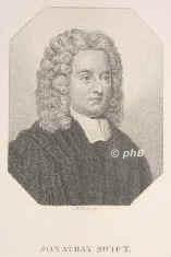 Swift, Jonathan, 1667 - 1745, , , Dichter, Satiriker. Dublin., Portrait, PUNKTIERSTICH mit Aquatinta:, Bollinger sc. [um 1825]