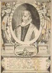 Lipsius, Justus (eig. Joest Lips), 1547 - 1606, Oberrysscha bei Brssel, Lwen, Philologe, Kritiker, Historiker. Prof. in Jena, 1574 in Kln, Lwen, Leyden, 1590 Mainz, Spaa, Lttich, 1592 in Lwen., Portrait, KUPFERSTICH:, J. de Fornateris E. (?)