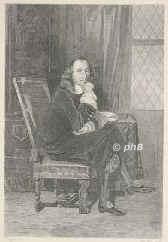 Corneille, Pierre, 1606 - 1684, Rouen, Paris, Französischer Dramatiker., Portrait, STAHLSTICH:, J. Gigoux pinx. –  G. Levy sc.  [um 1850]