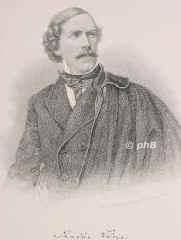 Löwe, Feodor, 1816 - 1890, Kassel, , Schauspieler. Mannheim, Hamburg, Frankfurt, Stuttgart., Portrait, STAHLSTICH:, A. Weger sc.
