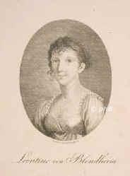 Blondheim, Leontine von,  - , , , [ Text in Bearbeitung ] skandinav ## vgl lesbos Ann Lister journal (17911840): 1821 read vol. 3 Leontine de B., Portrait, KUPFERSTICH:, C.G. Lundgren sc.