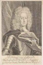 Colloredo-Waldsee, Hieronymus Graf von, 1674 - 1726, , Wien, Kaiserl. Wirkl.Geh.Rat., Obererbtruchse in Bhmen, 1719 Statthalter der Lombardei, 1725 kaiserl. Oberhofmarschall., Portrait, KUPFERSTICH der Zeit:, [Martin Bernigeroth sc., 1723]