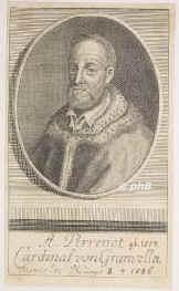Granvelle, Antoine Perrenot de, 1517 - 1586, , , Kardinal 1561. Domherr in Lttich, 1538 Bischof von Arras, Frankreich. 1560 Erzbischof von Mecheln, 1570 Viceknig von Neapel, 1584 Erzbischof von Besancon., Portrait, KUPFERSTICH:, ohne Adresse, um 1700