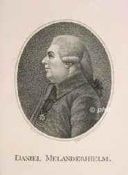 Melanderhielm, Daniel Melander, 1726 - 1810, , , Astronom, Prof. in Upsala, Stockholm., Portrait, PUNKTIERSTICH:, Berncles pinx. –  Böttger Dresdensis sc. Lips.