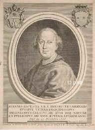 Bussi, Giovanni Battista,  - 1726, , , ErzbischofBischof von Ancona. Kardinal 1712., Portrait, KUPFERSTICH:, Hieron. Rossi inci.