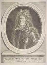 Tourville, Anne Hilarion de Constentin, Comte de, 1642 - 1701, , , Franzsischer Admiral., Portrait, KUPFERSTICH:, [El. Nessenthaler sc.] #?