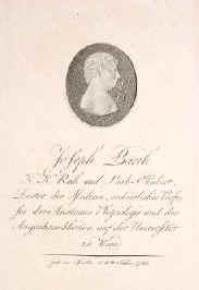 Barth, Joseph, 1745 - 1818, Malta, , Anatom, Augenarzt (K.K. Leib-Okulist) in Wien., Portrait, RADIERUNG:, Jos. Richter jun. del. –  Vienae. –  Laurens sc. Berol. 1804.