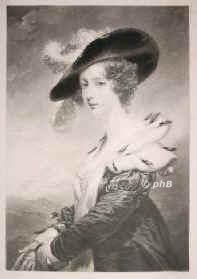 Ellis, Georgiana Agar, Lady, 1804 - 1860, , , Wife of Baron George James Welbore Agar-Ellis (1797-1833), son of Henry, 2nd Viscount Clifden, politician and author; daughter of George Howard, 6th Earl of Carlisle (1773-1848), statesman; Schwester von George William Frederick Howard, 7th Earl of Carlisle (1802-1864), statesman and writer., Portrait, SCHABKUNST mit RADIERUNG:, J. Jackson pinx.   S[amuel] W[illiam] Reynolds sc.