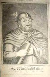 Wallace, Sir William,   - 1305, , Tower Hill [martervoll hingerichtet], Schottischer Freiheitsheld im Kampf gegen England., Portrait, KUPFERSTICH:, M. N. pinx. –  Allan del. –  D. Lizars sc. [um 1800]