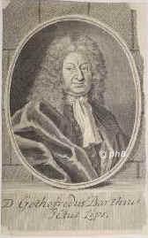 Barth, Gottfried, 1650 - 1728, , , Jurist. Leipzig, Straßburg, Basel., Portrait, KUPFERSTICH:, [Bernigeroth sc.]