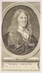 Corneille, Thomas, 1625 - 1709, , , Franzsischer Schriftsteller, Dramatiker, Opernlibrettist (fr Lulli), Journalist, gab seit 1684 