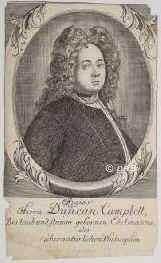 Campbell, Duncan, 1680? - 1730, , London, Englischer Wahrsager und Wunderheiler, taubstumm geboren.  Daniel Defoe schrieb ber ihn 1720 