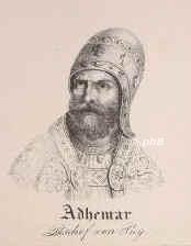PRAG: Adhemar,  - , , , [ in Bearbeitung ] Bischof von Prag [siehe  herzog-h o/d wetzet-w], Portrait, LITHOGRAPHIE:, ohne Adresse, um 1830