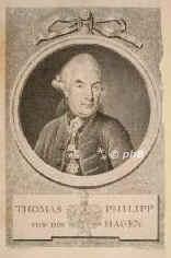 Hagen, Thomas Philipp von der, 1729 - 1797, Hohennauen bei Rathenow, Berlin, Prsident des Preussischen Medizinalwesens, Direktor der Kurmrkischen Landschaft, Genealoge, Historiker der Mark., Portrait, RADIERUNG:, H. Francke pinx.   D. Berger sc.