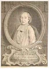 Fleury, Claude, 1640 - 1723, , , Französischer Pädagoge und Kirchenhistoriker, Prinzenerzieher, Beichtvater Ludwig XV., Portrait, KUPFERSTICH:, J. L. [P.] Kaltenhofer sc. Göttingae.