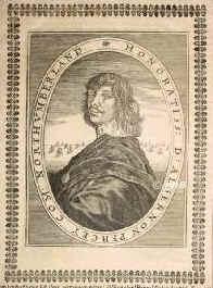 Percy, Algernon, 1632 10.Earl of Northumberland, 1602 - 1668, London, Petworth (Sussex), Engl. Staatsmann, Groadmiral von England., Portrait, KUPFERSTICH:, [Merian exc., 1644]