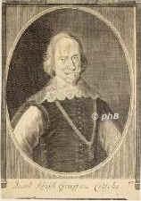 Cotsche, Jacob Khissl Graf zu,  - , , , Oberkammerherr Kaiser Ferdinands II. (1630)., Portrait, KUPFERSTICH:, [Wolfg. Kilian sc. ?]