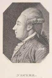 Necker, Jacques, 1732 - 1804, Genf, Coppet, Franzsicher Finanzminister. Bankier., Portrait, KUPFERSTICH:, Pfenninger del.   Wrst sc.