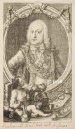 Sturmfeder, Johann Franz Georg Ernest von,  - , , , [ in Bearbeitung ] Michaels-Ordens-Ritter 1779., Portrait, RADIERUNG:, [Jungwirth sc.]