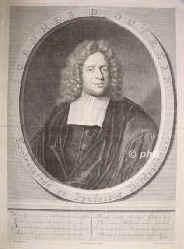 D'Outrein (Dutrent)?, Johannes?,  - , , , [ in Bearbeitung ] (theol u prof i dordrecht, Portrait, KUPFERSTICH:, J. Boonen pinx. –  van Gunst sc.