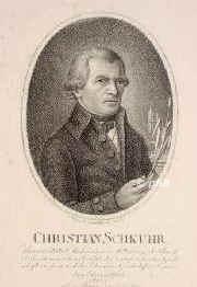 Schkuhr, Christian, 1741 - 1811, Pegau (Sachsen), Wittenberg, Grtner u. botanischer Schriftsteller, Universittsmechanikus zu Wittenberg., Portrait, PUNKTIERSTICH:, [Christian Friedrich] Wiegand del. et sc. [1791]