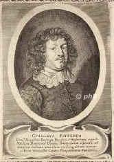 Ripperda, Willem, heer van Henglo, Boxberg etc, um 1600 - 1669, , , Niederlndischer Staatsmann. Ursprngl. Militr im Dienste des Prinzen von Oranien, 1631 Vertreter der Ritterschaft von Overijssel bei den Generalstaaten, 1644 Gesandter zum Westflischen Friedenskongress in Mnster., Portrait, KUPFERSTICH:, [Merian exc. 1652]
