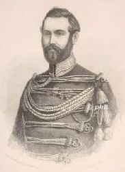 SCHWEDEN: Karl XV., Knig von Schweden und Norwegen, 1826 - 1872, Stockholm, Malm, Regent 185972, in der Regierung seit 1857 fr seinen erkrankten Vater Oskar I. Dynastie Bernadotte. ltester Sohn u. Nachfolger von Knig Oskar I. (17991859) u. Josphine von Leuchtenberg (18071876); vermhlt 1850 mit Prinzessin Luise von Holland (18281871), Tochter von Frederik von Nassau.  Maler u. Dichter., Portrait, STAHLSTICH:, M. Hansen phot.  A. Weger sc.