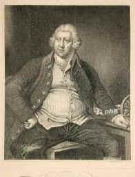 Arkwright, Sir Richard, 1732 - 1792, Preston (Lancashire), Cromford, Englischer Mechaniker und Erfinder, ursprngl. Barbier. Konstruierte 1768 die Baumwoll-Spinnmaschine., Portrait, STAHLSTICH:, Nordheim sc. Um 1850