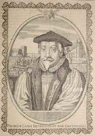 Laud, William, 1573 - 1645, , , Erzbischof von Canterbury,, Portrait, KUPFERSTICH:, [Aubry exc.]