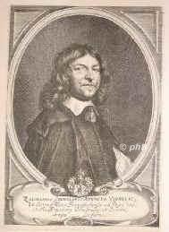 Stenglin, Zacharias, 1604 - 1674, , , Diplomat, Jurist, Stadtsyndikus in Frankfurt a. Main, hzgl. Wrttemberg. Rat, bis 1648 Gesandter in Mnster und Osnabrck, 1663 Komitialgesandter in Regensburg., Portrait, KUPFERSTICH:, [M. Merian sc.]