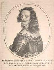 Arenberg (Aremberg) et de Barbancon, Albert de Ligne, prince (1644 duc) d', 1600 - 1674, , , Sdniederlndischer Feldherr, spanischer Generalkapitn, Gouverneur von Namur., Portrait, KUPFERSTICH, [Merian exc.]