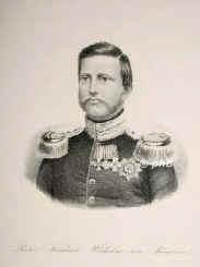 BRANDENBURG-PREUSSEN: Friedrich III. (als Kronprinz Friedrich Wilhelm), Knig von Preuen u. Deutscher Kaiser, 1831 - 1888, Potsdam (Neues Palais), Friedrichskron bei Potsdam, Regent 1888  99 Tage. Einziger Sohn u. Nachfolger von Kaiser Wilhelm I. (17971888) und Auguste von SachsenWeimar (18111890); vermhlt 1858 mit der knigl. Prinzessin Victoria von England (18401901), Tochter der Queen Victoria., Portrait, STAHLSTICH:, Auguste Hssener sc.