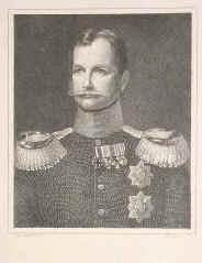 BRANDENBURG-PREUSSEN: Wilhelm I., Knig von Preuen u. Deutscher Kaiser, 1797 - 1888, Berlin, Berlin, Regent 186188. Zweiter Sohn von Knig Friedrich Wilhelm III. (17701840) u. Luise von MecklenburgStrelitz (17761810); vermhlt 1829 mit Auguste von SachsenWeimar (18111890).  Jngerer Bruder von Knig Friedrich Wilhelm IV. (17951861), dem er nachfolgt u. fr den er seit 1858 die Regentschaft fhrte. Berief Bismarck 1862 zum preu. Ministerprsidenten. 1871 in Versailles zum ersten Deutschen Kaiser proklamiert., Portrait, STAHLSTICH:, Nach dem Leben.  A. Weger sc.