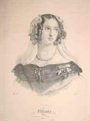 BAYERN: Elisabeth Luise, Prinzessin von Bayern, 1823 spt. Knigin von Preuen, 1801 - 1873, Mnchen, Dresden, lteste Tochter von Knig Maximilian I. Joseph von Bayern (17561825) aus 2.Ehe mit Karoline von Baden (17761841); vermhlt 1823 mit dem spteren Knig Friedrich Wilhelm IV. von Preuen (17951861). Kinderlos. [> BRANDENBURGPREUSSEN:, Portrait, STAHLSTICH:, [Fr. Zimmermann lith., um 1840]