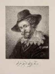 Rubens, Peter Paul, 1577 - 1640, Siegen (Nassau), Antwerpen, Flmischer Maler, auch Zeichner und Kupferstecher., Portrait, RADIERUNG:, Ipse pinx.   He fec.aqua forti.