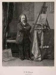 Preyer, Johann Wilhelm, 1803 - 1889, Rheydt, Dsseldorf, Stillebenmaler in Dsseldorf., Portrait, , Paul Preyer [der Sohn] pinx.   C. Sssnapp lith. [um 1860]
