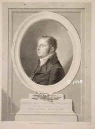 Schimmelpenninck, Rutger Jan, 1765 - 1825, Deventer, , Niederlndischer Staatsmann. Rechtsanwalt in Amsterdam, 1795 Mitglied der batavischen Nationalversammlung, 1798 Gesandter in Paris, 1801 in London, 1805 als Ratspensionr an der Spitze der Batavischen Republik, unter ihm installierte Napoleon I. seinen Bruder Louis Bonaparte zum Knig des neuen Knigreichs der Niederlande (1806-10)., Portrait, PUNKTIERSTICH:, J. Kuyper del. 1805.  L. Portmann sc.