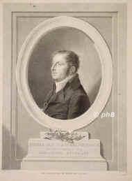 Schimmelpenninck, Rutger Jan, 1765 - 1825, Deventer, , Niederlndischer Staatsmann. Rechtsanwalt in Amsterdam, 1795 Mitglied der batavischen Nationalversammlung, 1798 Gesandter in Paris, 1801 in London, 1805 als Ratspensionr an der Spitze der Batavischen Republik, unter ihm installierte Napoleon I. seinen Bruder Louis Bonaparte zum Knig des neuen Knigreichs der Niederlande (1806-10)., Portrait, PUNKTIERSTICH:, J. Kuyper del. 1805.  L. Portmann sc.