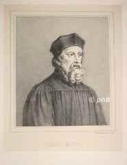 Huss, Johannes (Jan Hus), um 1370 - 1415, Husinec (Sdbhmen), Konstanz [verbrannt], Bhmischer Reformator. 1398 Lehrer an der Prager Universitt., Portrait, , 