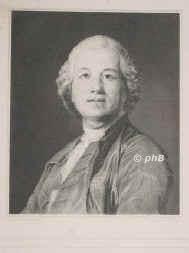 Gluck, Christoph Willibald (1756 Ritter von), 1714 - 1787, Erasbach bei Neumarkt (Oberpfalz), Wien, Komponist u. Opernreformer, 1741 in Mailand, 1745/46 in London, 1773 in Paris., Portrait, KUPFERSTICH:, Duplessis pinx.  L. Sichling sc., um 1855.