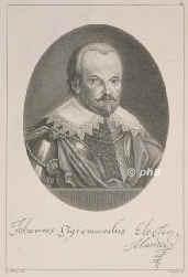 BRANDENBURG-PREUSSEN: Johann Sigismund, Kurfrst von Brandenburg, 1572 - 1619, Halle an der Saale, Berlin, Regent 160819. ltester Sohn u. Nachfolger von Kurfrst Joachim Friedrich (15461608) aus 1.Ehe mit Katharine von BrandenburgKstrin (15491602); vermhlt 1594 mit (der lteren Schwester seiner Stiefmutter) Anna von Preuen (15761625), Tochter von Herzog Albrecht Friedrich.  Grovater des Groen Kurfrsten. Erbte 1614 das Herzogtum JlichKleve, 1618 das Herzogtum Preuen., Portrait, AQUATINTA:, L. Wolf del.  Jgel sc.