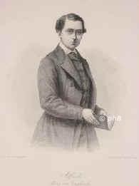 SACHSEN: Alfred, Herzog von Sachsen-Coburg u. Gotha, Prinz von Grobritannien u. Irland, Herzog von Edinburgh, 1844 - 1900, Windsor, Rosenau (Schlo) bei Coburg, Zweiter Sohn von Prinz Albert (18191861) u. Knigin Victoria von England (18191901); vermhlt 1874 mit Grofrstin Marie (18531920), einzige Tochter von Kaiser Alexander II. von Ruland.  Wurde 1862 zum Knig von Griechenland erwhlt, lehnte aber ab, 1866 Herzog von Edinburgh, bernahm 1893 nach dem Tod seines Oheims Herzog Ernst II. die Herrschaft in CoburgGotha., Portrait, STAHLSTICH:, Weger sc.