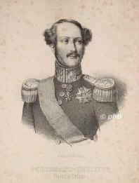 FRANKREICH: Ferdinand Philippe (Louis Charles Henri Rosolin) de Bourbon, duc d'Orlans, Prince royal, 1810 - 1842, Palermo, Sablonville bei Paris, ltester Sohn von Knig Louis Philippe (17731850) u. Maria Amelia de BourbonBeide Sizilien (17821866); vermhlt 1837 mit Helene von Mecklenburg-Schwerin (18141858)., Portrait, LITHOGRAPHIE:, E. Baerentzen lith.