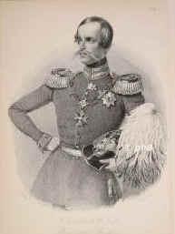 BRANDENBURG-PREUSSEN: Waldemar (Friedrich Wilhelm Waldemar), Prinz von Preuen, 1817 - 1849, Berlin, Mnster, Vierter (jngster) Sohn von Prinz Wilhelm [Friedrich Wilhelm Karl] von Preuen (17831851) [jngster Sohn von Friedrich Wilhelm II. und Bruder von Knig Friedrich Wilhelms III.], und Landgrfin Marie Anne von HessenHomburg (17851846). Unvermhlt.  Nahm 184446 in Indien am engl. Feldzug gegen die Sikhs teil, 1848 Kommandeur einer Kavalleriebrigade in Mnster. Zeichner u. Reiseschriftsteller., Portrait, STAHLSTICH:, [Franz] Krger pnx.  Teichel sc.