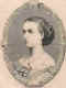 DÄNEMARK: Alexandra, Prinzessin von Dänemark, 1863 Königin von Großbritannien, ohne Adresse, HOLZSTICH: